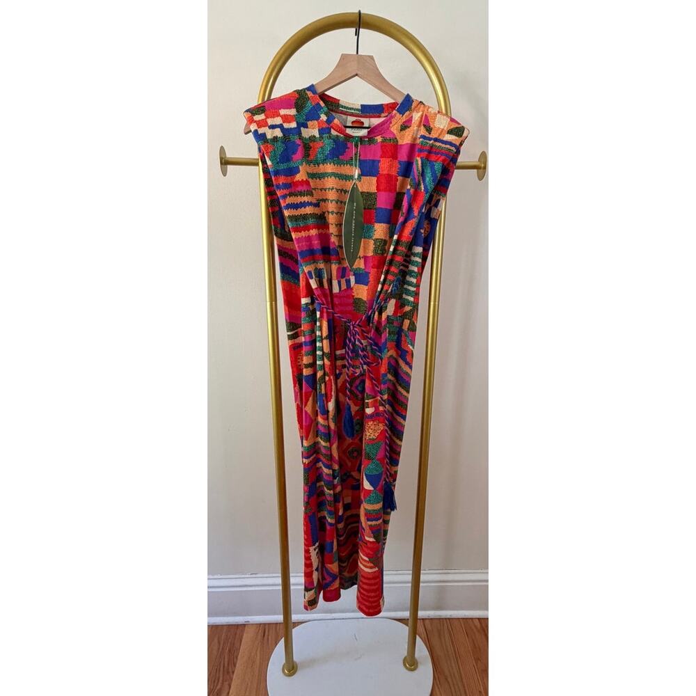FARM Rio Multicolor Geometric Knit Mini Dress - Picture 4 of 13